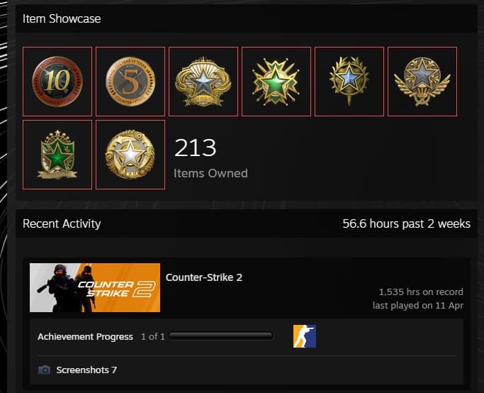 💜ПРАЙМ CS2 NFA (10+ медалей) ∙ CS2 PRIME NFA ACC (10+ medals)